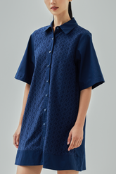 Kindra Broderie Anglaise Shirt Dress